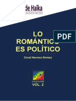 Lo Romántico Es Político - Coral Herrera Gómez