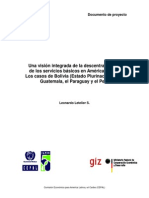 (2012) Letelier (CEPAL) - Una Visión Integrada de La Descentralización de Los Servicios Básicos en América Latina (Bolivia, Guatemala, Paraguay y Perú)