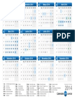 Calendário 2014