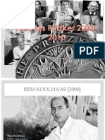 Premios Pritzker 2000-2010 Rem Koolhaas, Jacques Herzog, Glenn Murcutt y Jørn Utzon