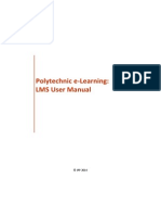 Poly ELearning - LMS USER Manual