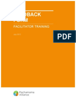Facilitator Training Feedback Form