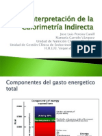 Interpretacion de La Calorimetra Indirecta