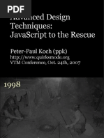 Advanced Design Techniques: JavaScript To The Rescue - PPK