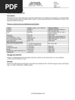 Whey Powder Specification