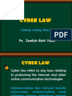 Cyber Law: Pn. Jamilah Binti Yusof