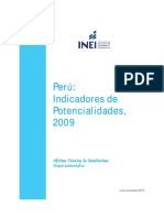 Peru Indicadores Potencialidades 2009