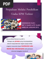 Bagaimana Pendidikan Boleh Membentuk Perpaduan Bagaimana Pendidikan Boleh Membentuk Perpaduan