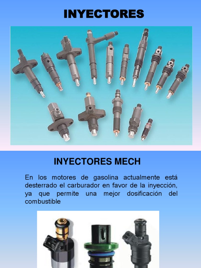 Tipos de inyectores