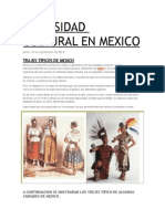 Trajes típicos y comidas de México