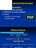 Artritis microcristalinas: urato monosódico, pirofosfato cálcico y gota