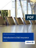 Introduction To D&O Insurance: Allianz Global Corporate & Specialty