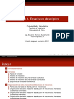 Capítulo 1. Estadística Descriptiva (Versión Para Imprimir)