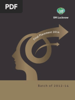 Download IIM Lucknow Final Placements Brochure by Anurag Bhatia SN237968383 doc pdf