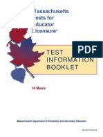 M T E L: Test Information Booklet
