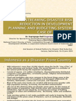 Indonesia Bap Penas Mainstreaming DRR in