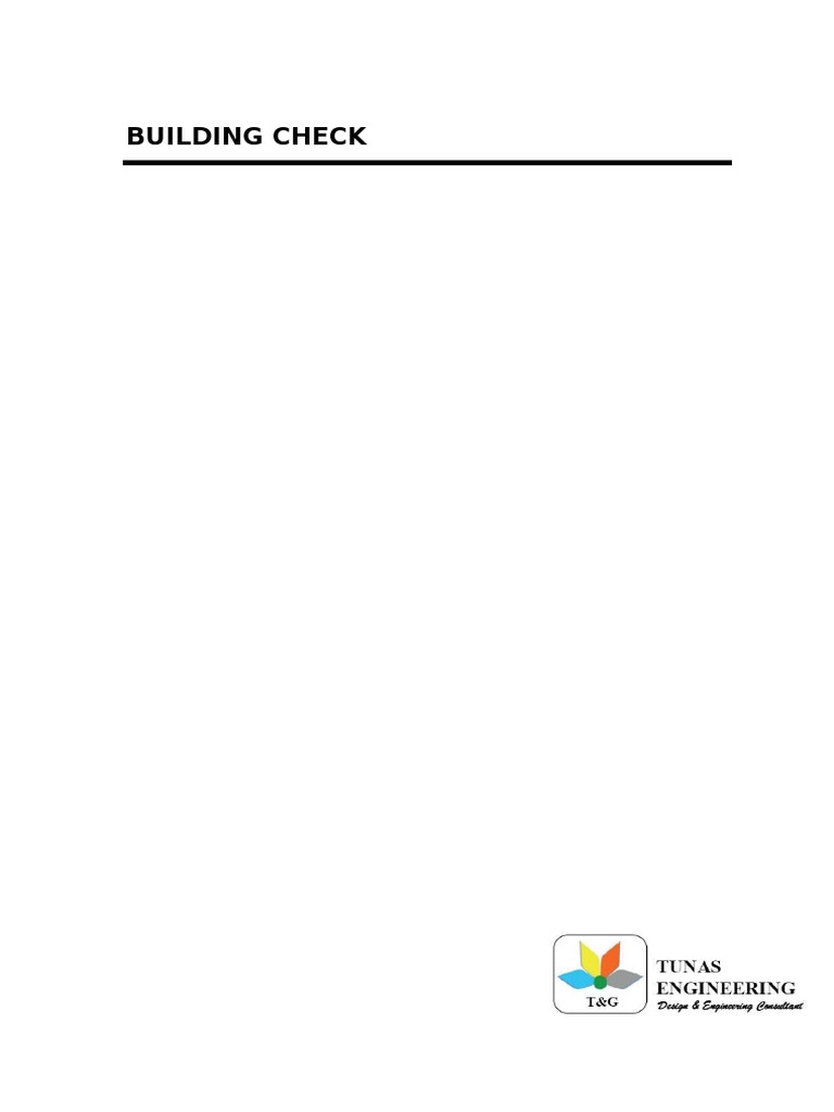 Building Check Guidelines and Checklist | PDF