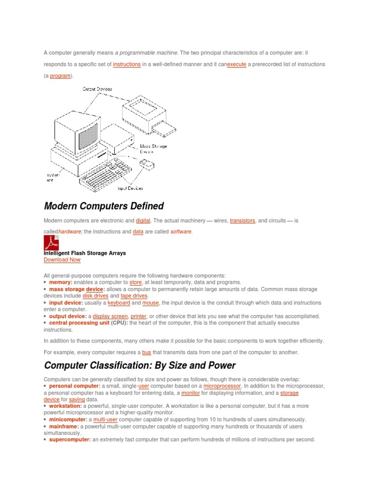 Understanding Computer Types and Components | PDF | Computers