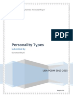 Personality Types: Submitted by