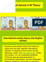 The English School in IR Theory