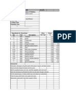 Standard Recipe Card Date: Dish Name Qasar E Pukhtan Recipe Category Recipe Code For Outlet Meal Period Prep. Time Cooking Time Finishing Time