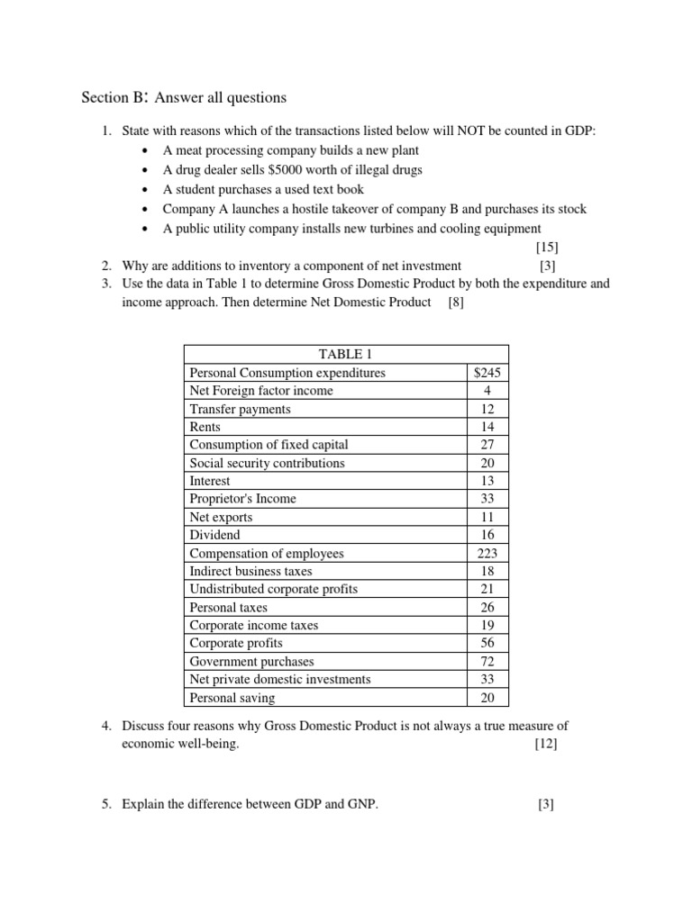 National Income Accounting Insights | PDF | Measures Of National Income ...