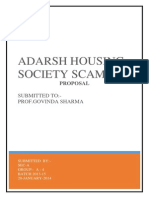 ADARSH HOUSING SOCIETY SCAM PROPOSAL