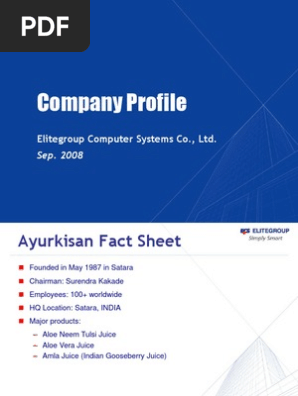 Company Profile Personal Computers Personal Computing