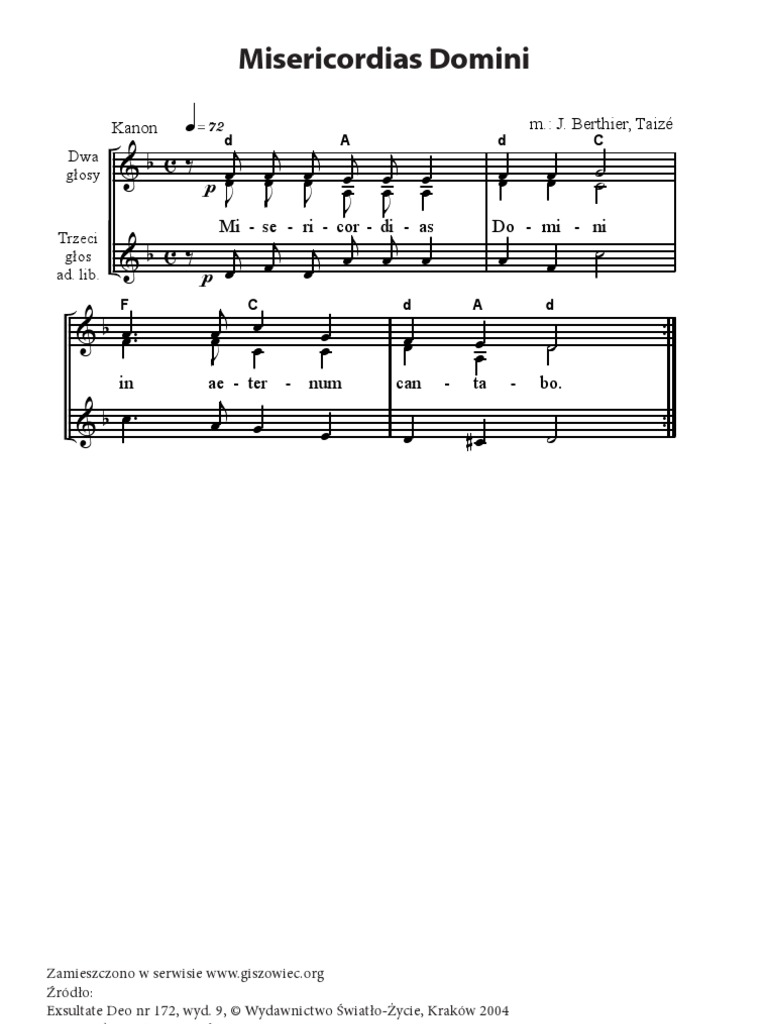 Berthier Misericordias Domini