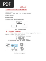 Unit I Notes