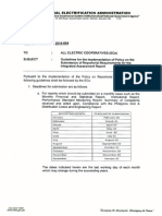 NEA Memo To ECs No. 2014-004 - Guidelines For The Implementation of Policy On The Submission of Report 1