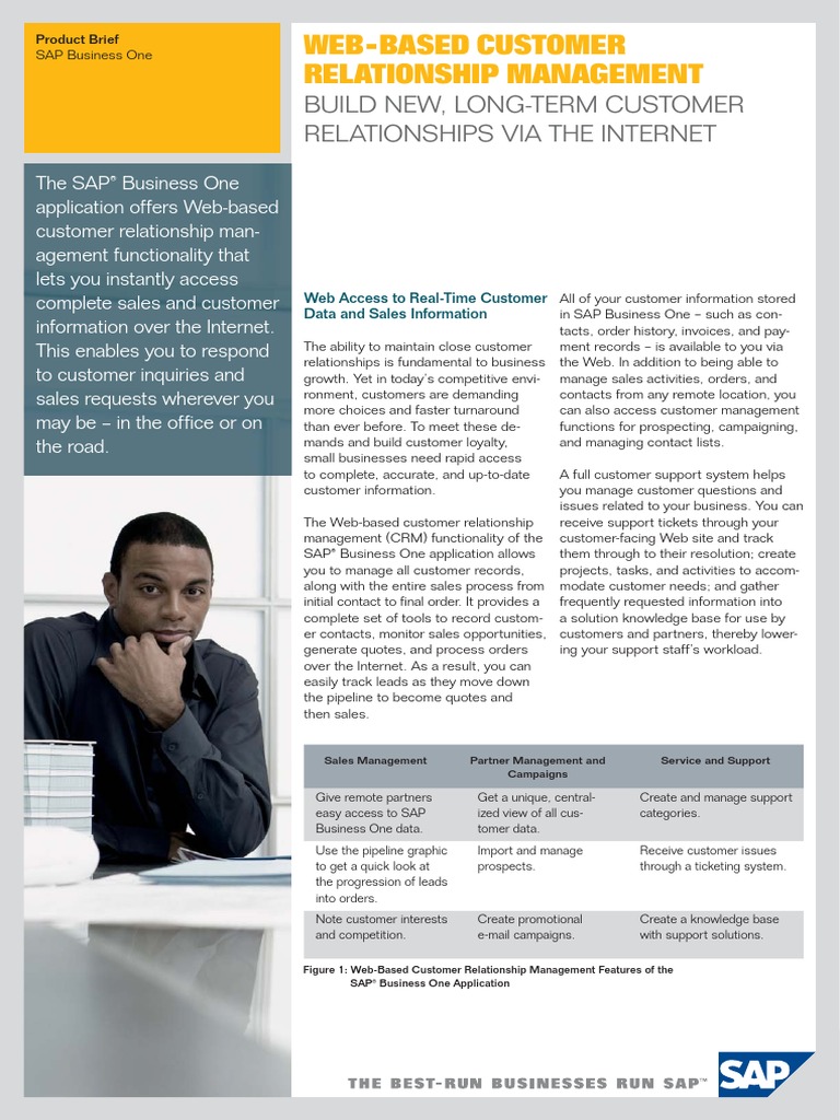 Web-Based Customer Relationship Management | PDF