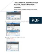 VMware Hands-On Labs for SRM Array Replication