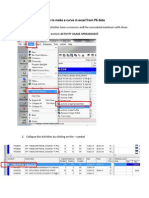 How To M Make A Cu Rve in Exce El From P6 6 Data: 1. Se Ty Usage SP Preadsheet T