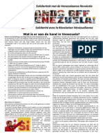 Pamflet Handen Af van Venezuela Augustus 2014