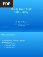 Really Basic AJAX With Jquery