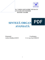  Sinteza Organica avansata