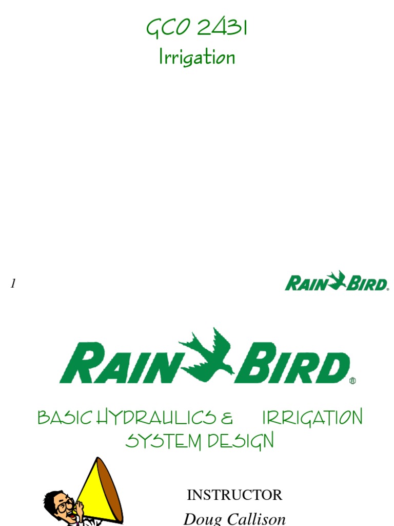 Irrigation Design PDF Fire Sprinkler System Irrigation