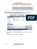 Download Tutorial 0 - Create a C Windows Forms Application Project using Visual Studio 2013 by Shiraazus Sadikin Ronju SN237993776 doc pdf