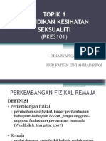 1 - Perkembangan Fizikal Diri Remaja