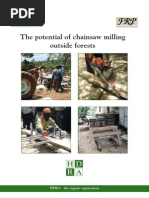 Chainsaw Milling Summary Report