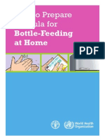How To Prepare Formula For: Bottle-Feeding at Home