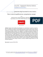 ISI - Ancoranti in Zona Sismica - DM PDF