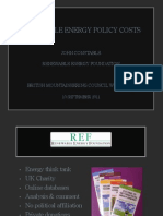 Renewable Energy Policy Costs Presentation