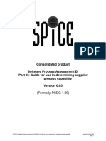 Consolidated Product Software Process Assessment Ð Part 8: Guide For Use in Determining Supplier Process Capability