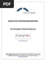 Executive Position Description- Vice President Human Resources - ConvergeOne