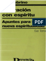 Sobrino, J., Liberación Con Espíritu. Apuntes para Una Nueva Espiritualidad. Santander, Sal Terrae, 1985