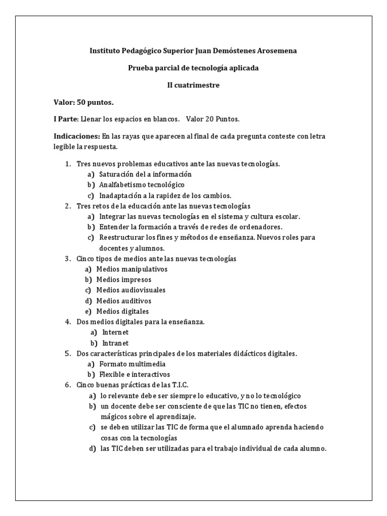 Prueba 1 | PDF | Tecnología de información y comunicaciones | Diseño