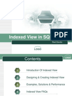 Indexed View in SQL Server