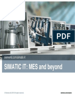 Simatic It Mes and Beyond